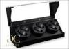 Gifts Box Triple Watch Winder / Carbon Fiber Watch Winder For Women