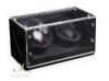 Black Battery Powered Watch Winder / Rotary Watch Winder Box