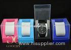 Transparent Plastic Watch Box EVA / White Gift Boxes With Lids