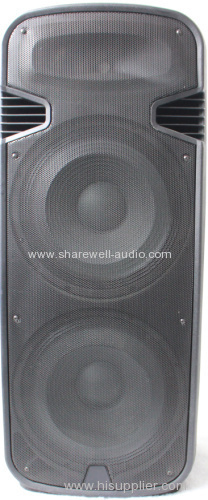 Dual 15 Inch 2 Way Stage Professional Loudspeaker