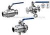 High Performance Clamp / Thread Sanitary Hygienic Ball Valve With 2 Position Handle