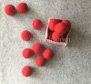wool dryer balls for red cloth