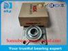 Square 30mm Metric Pillow Block Bearing Four Bolt Flanged Housing For Conveyor Belt