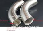 2.0mm Stainless Steel Sanitary Fittings Grade 316 90 Deg Bend Long Type 1.5 x D