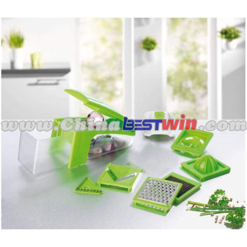 Kitchen Genius Multifunction Vegetable Slicer Green Chopper As Seen On TV