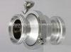 Polished SS Threaded End Sanitary Check Valve For Dairy Milk Pharmaceutical