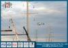 Q345 Galvanized Tubular Steel Utility Poles Short Construction Cycle