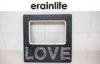 Erainlife Love Photo Frames Home Resin Photo Frame Black REACH Certificated