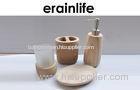 Marble Bath Accessory Set Natural Sandstone Looking With Glass Cup ERST-0001S