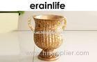 Gold Hand Jewish Washing Cup With Two Handles Polyresin Material