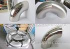 Mirror Polish Stainless Steel Sanitary Fittings 90 Elbow Short Weld End 3 / 4 - 6
