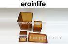 REACH Luxury Hotel Guest Room Accessories Bath Item Orange Soap Dish / Polyresin Tissue Box