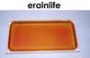 Orange Bathroom Guest Towel Tray Polyresin Material Guest Room Accessories