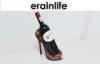 9 Polyresin High Heel Wine Bottle Display Women For Restaurant / Coffee Shop / Hotel