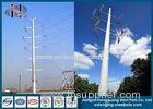 110KV Polygonal Galvanized Steel Utility Poles Communication Pole