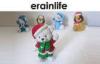 Indoor Christmas Decorations Polyresin Small Panda For Home Decor