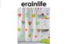 Bathroom Hotel Shower Curtain PVC Colorful Heart Pattern Printed