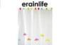 Cartoon Car Picture Bathroom Shower Curtain white PVC for bath