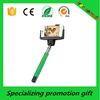 Green / Yellow Stainless Steel Smartphone Selfie Stick / Selfie Monopod