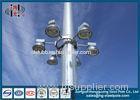 Q345 30m High Mast Floodlight Poles for Square / Airport Lighting