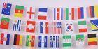 100% Polyester Safety Miniature Country Flags With Standing Pole