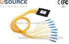 SC / LC / FC / ST Passive Optical Splitter 2 In 1 Out 1260nm ~ 1620nm Wavelength