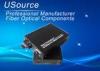 Duplex SC / ST Multimode Fiber Media Converter Wavelength 850nm 2km Distance