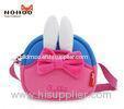 Pink Cute Rabbit Kids Sling Bag / Waterproof Shoulder Bag for Girls