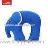 Custom Child Travel Neck Pillow Blue Elephant Shaped With Neoprene