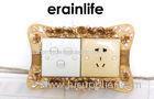 Flower Electrical Socket Home Decor Items Square Picture Frame