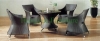 Wicker dining set furniture rattan dining table chair sets supplier