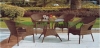 Hot sale wicker patio table chair set furniture