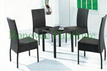 Wicker table chair set furniture for living room