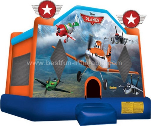 INFLATABLE MOONWALK REGULAR PLANE BOUNCER