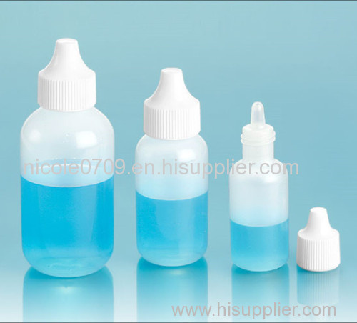 Natural LDPE Dropper Bottles with Streaming Dropper Plugs Plastic Child Proof Dropper Bottle