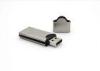 Silver Plastic USB Flash Drive Hardware Encryption for Photographers