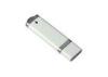 Hi-Speed White Plastic 64GB USB 3.0 Flash Drive Thin With Keyring
