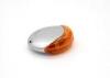 Orange Plastic Twister Micro USB Disk Driver Hardware Encryption