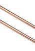 OEM Copper conductor bars / copper earthing bar with inner threaded