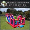 Ultimate combo inflatable bounce house with slide