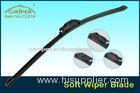 Spring Baking Steel Balance Pressure Soft Windshield Wiper Components Black Color