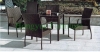 Wicker outdoor patio table chair furniture set