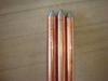 Anti Corrosion Copper Plated Steel ground electrode Rods with diameter 8mm