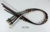 Black Ladies Fashion Belts / Waist Belts For Women Purchasing Agent China