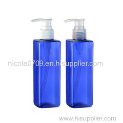 Plastic Boston PET lotion bottle for cosmetic packaging 220ml