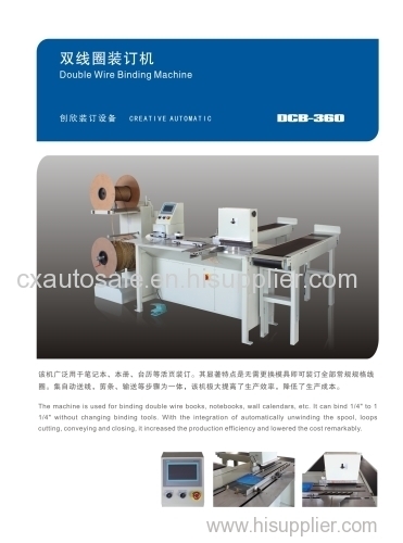 Sem-automatic Double Wire Binding