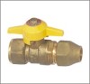 Brass Gas Valve Reduced Bore