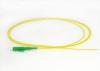 Multi Mode ST Fiber Optic Pigtail UPC APC Corning Fiber With Yellow Color
