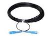 High Speed Indoor Drop Cable FTTH / FTTX PVC LSZH Fiber Patch Cord for CATV