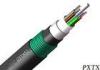 Non-Metallic Distribution Outdoor Fiber Optic Cable / Direct Burial Fiber Optic Cable